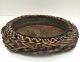 Large Antique Japanese Ikebana Woven Bamboo Vessel Basket With Metal Liner 2 Other photo 1