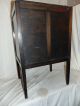 Vintage Mahogany Sheet Music Storage Drawers 4 Drawer - Pull Down Front On Legs 1900-1950 photo 9