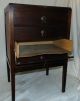 Vintage Mahogany Sheet Music Storage Drawers 4 Drawer - Pull Down Front On Legs 1900-1950 photo 1