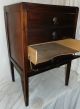 Vintage Mahogany Sheet Music Storage Drawers 4 Drawer - Pull Down Front On Legs 1900-1950 photo 3