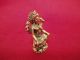 Phra Mae Lakshmi Lordess Hindu Mini Bronze Statue Amulet Wealth,  Rich Amulets photo 3