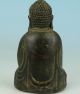 Asian Chinese Tibet Religion Old Bronze Carved Collect Handwork Buddha Statue Other photo 4