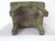 Antique Islamic Patinated Bronze Square Censer,  Marked Islamic photo 3