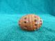 Antique 1870 ' S Victorian Folk Art Wood Carved Egg Thimble Sewing Case Box 2 