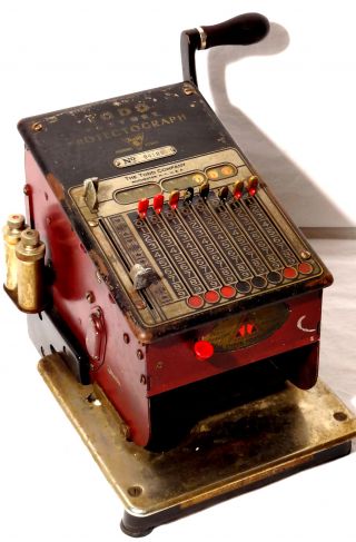 Todd C.  1931 - Antique / Vtg Check Writer - Century Protectograph Model 1700 photo