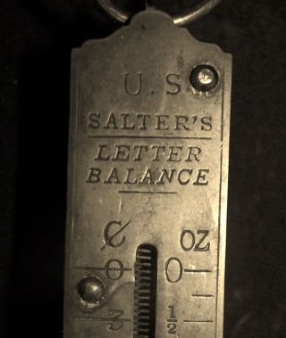 Rare 1800 ' S United States Brass & Iron British Salter ' S Letter Scale photo
