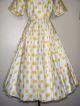 Vtg 50 ' S Polka Dot Swing Dress Full Party Skirt Shirt Top Dress Rockabilly Vlv Mid-Century Modernism photo 6