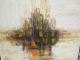 61x50 Inch Oil On Canvas Lee Reynolds Burr Mid Century Modern Abstract Mid-Century Modernism photo 3