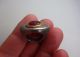 Ancient Roman Silver,  And Gold Around Carnelian Intaglio Ring Roman photo 3
