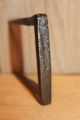 Antique Wrought Iron Lock Keep Staple/receiver/door (wooden Box/rim Lock) Locks & Keys photo 1