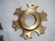 Brass Door Knob Back Plates,  Gothic Victorian,  Edwardian,  16 Available. Door Knobs & Handles photo 1