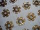 Brass Door Knob Back Plates,  Gothic Victorian,  Edwardian,  16 Available. Door Knobs & Handles photo 2
