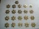 Brass Door Knob Back Plates,  Gothic Victorian,  Edwardian,  16 Available. Door Knobs & Handles photo 3