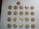 Brass Door Knob Back Plates,  Gothic Victorian,  Edwardian,  16 Available. Door Knobs & Handles photo 4