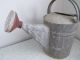 Large Vintage 50 ' S Galvanized Metal Watering Can With Rustic Spout Gardening Garden photo 2