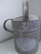 Large Vintage 50 ' S Galvanized Metal Watering Can With Rustic Spout Gardening Garden photo 7