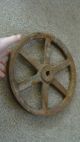 Vintage Cast Iron Pulley Wheel 12 