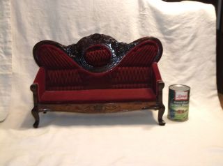 Salesman Sample Antique Victorian Couch/sofa/settee photo