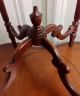 Antique Mahogany Nesting Stacking Tables Leather Top Kidney Shape Unknown photo 9