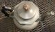 Antique American Pewter Tall Teapot,  Marked Leonard,  Reed & Barton,  C.  1835 Metalware photo 3
