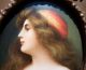 Impressed Mark Hutschenreuther Porcelain Plaque Signed Wagner,  Late 19th C. Other photo 1