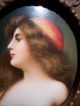 Impressed Mark Hutschenreuther Porcelain Plaque Signed Wagner,  Late 19th C. Other photo 7