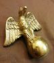 Antique Vintage Solid Brass Eagle Finial 4 