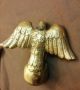 Antique Vintage Solid Brass Eagle Finial 4 