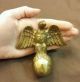 Antique Vintage Solid Brass Eagle Finial 4 