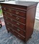Antique 18th Century C.  1750 Queen Anne Highboy Top Section Unknown photo 1