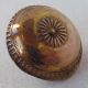18th Century,  Repoussé,  Wood Back Brass Button With Catgut Shank Buttons photo 1