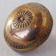 18th Century,  Repoussé,  Wood Back Brass Button With Catgut Shank Buttons photo 2