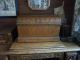 Antique Wheeler And Wilson Pedal Sewing Machine Coffin Top A, Sewing Machines photo 1