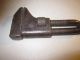 C.  1920 Puddlin Black Iron Adjustable Wrench,  W/twist Handle,  Great Patina Other photo 5