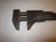 C.  1920 Puddlin Black Iron Adjustable Wrench,  W/twist Handle,  Great Patina Other photo 6