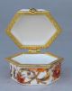 Chinese White Porcelain Hexagon Flower Jewellery Casket Jewelry Jewel Box E Boxes photo 5