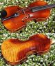 Antique Czech Violin By L.  F.  Prokop,  Chrudim,  1912.  Wonderful Tone; String photo 6