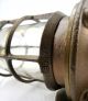 Brass Explosion Proof Industrial Light Fixture Cage Glass Junction Box R&s Ny Chandeliers, Fixtures, Sconces photo 6