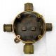 Brass Explosion Proof Industrial Light Fixture Cage Glass Junction Box R&s Ny Chandeliers, Fixtures, Sconces photo 7