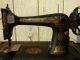 Antique 1910,  Singer Sewing Machine,  Cabinet,  Foot Treddle,  And All Cast Iron Parts. Sewing Machines photo 1