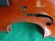 Vintage German Violin E Reinhold Schmidt Copy Of Amati Oil Varnish C.  1925 Flamey String photo 9