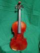 Vintage German Violin E Reinhold Schmidt Copy Of Amati Oil Varnish C.  1925 Flamey String photo 1