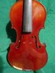 Vintage German Violin E Reinhold Schmidt Copy Of Amati Oil Varnish C.  1925 Flamey String photo 2
