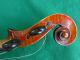Vintage German Violin E Reinhold Schmidt Copy Of Amati Oil Varnish C.  1925 Flamey String photo 6