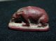 Zurqieh - Large Red Jasper Ant Eater Amulet,  1075 - 600 B.  C Egyptian photo 1