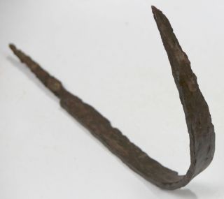 Ancient Viking Iron Combat Knife Long Warglaive photo