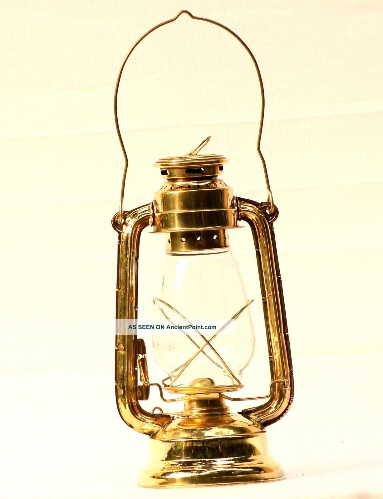 Navy Brass Lantern Ship Signal Highlight Kerosene Ship Lamp Nautical Marine Lamps & Lighting photo