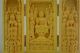 Rare Old Boxwood Carving Buddha Prayer Peace & Good Healthy Exorcism Statue Buddha photo 1