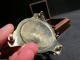 Antique Style Solid Brass Timekeeping Sundial Pocket Compass Watch & Wood Box Compasses photo 3