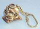 Antique Solid Brass Mini Maritime Diver ' S Helmet Key Chain Vintage Old.  Kc 02 Diving Helmets photo 1